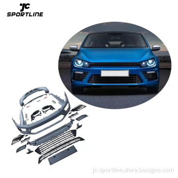 Plastic Car Body Kits for Volkswagen Scirocco 2015-2016 R Style